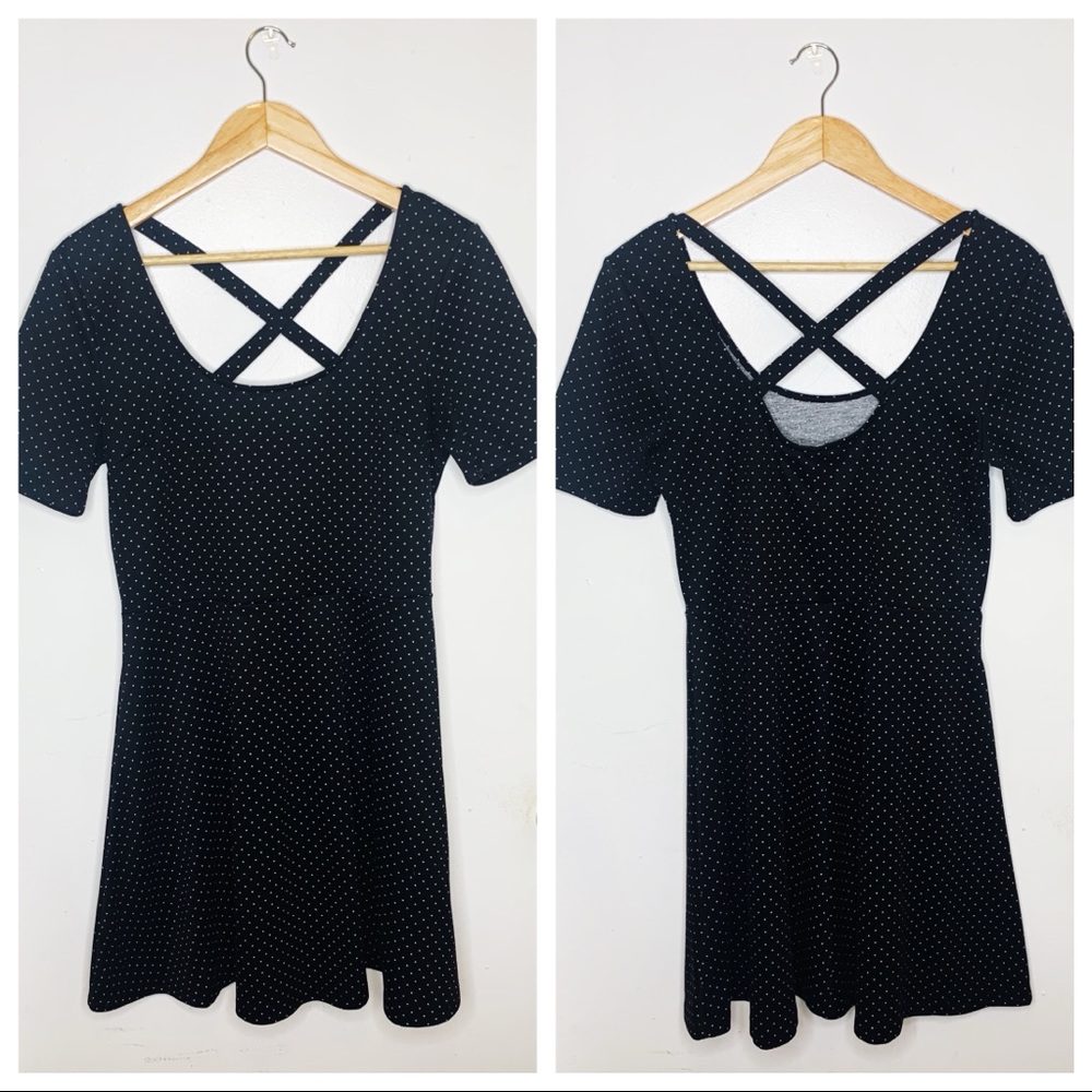 H&M Black & White Polka Dot Dress